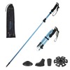 TOMSHOO Trekking Pole Lightweight Collapsible Trekking Pole Five-fold Walking Stick