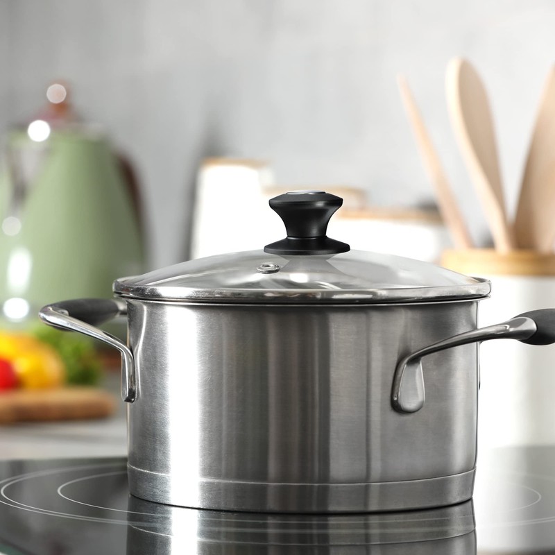KADAX Pot Lid Handle, Plastic and Stainless Steel Fireproof Lid