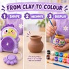 Kids Pottery Wheel with Clay, Arts and Crafts Kit for
