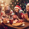 Lunaanda Christmas Spoon Set, 4 Pieces Christmas Coffee Spoons, Stainless