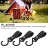 15Pcs Leather S Hooks High Strength Multifunctional Portable S Hangers