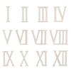 Wooden Roman Numerals Wood Numerics Numbers DIY Ornaments Craft Decoration
