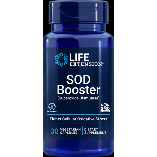 Superoxide Dismutase SOD Booster Dietary Supplement 30 Capsules x 3 Bottles