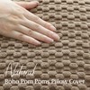 Artscope Pom Poms Decorative Corduroy Cushion Cover 30x50cm Super Soft