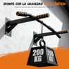 Barra de Dominadas de Pared Barras para Ejercicio Multifuncional Sop.200kg
