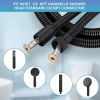 Matte Black Insert Stainless Steel Hand Held Shower Tube Bathroom