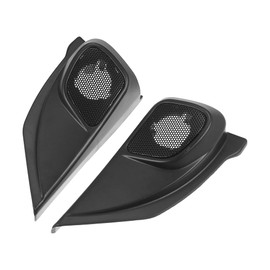 ACROPIX Car Door Tweeter Speaker Panel Cover Trim Fit for Honda CRV 2012-2015 - Pack of 2 Black