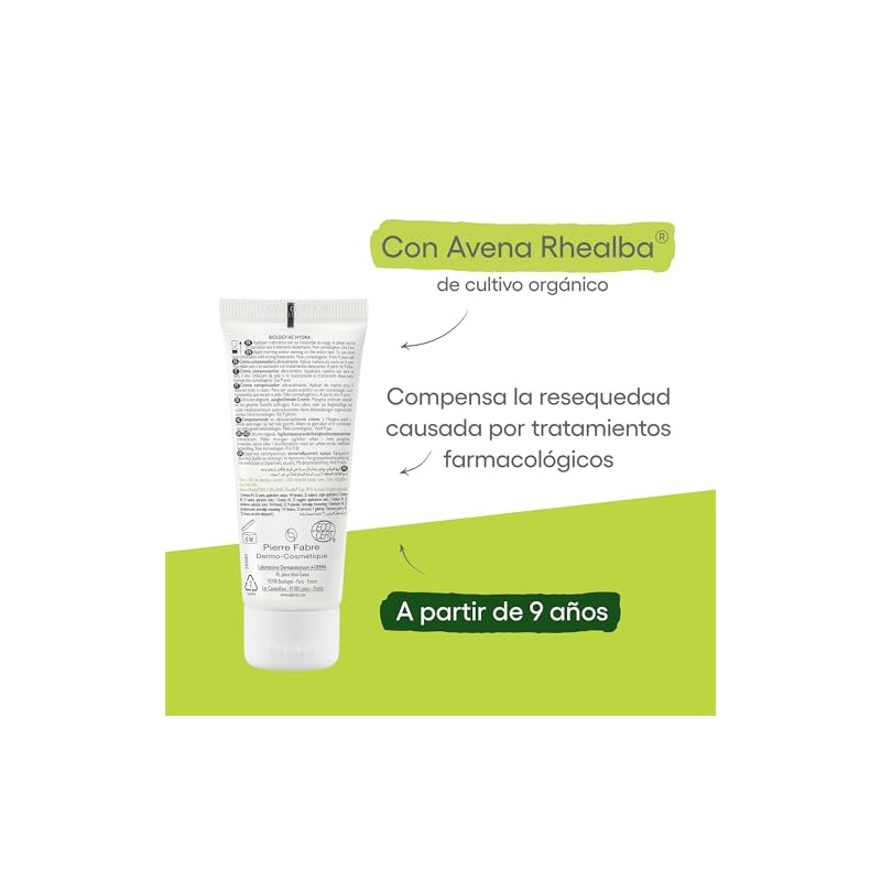 ADERMA, Biology AC Hydra Crema Calmante Compensadora, Hidratación 48H Para