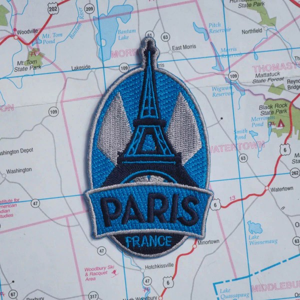 Paris Iron on Travel Patch - Great Souvenir or Gift