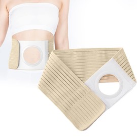DIFLAX Ostomy Belt, Ostomy Belt, Unisex Ostomy Belt, Elastic Hernia Belt, Breathable Ostomy Bandage Skin Supply, Lumbar Support for Securing Ostomy Bags (XL)