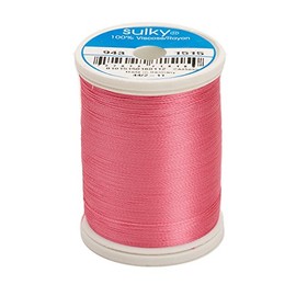 Sulky of America 268d 40wt 2-Ply Rayon Thread, 850 yd, Rosebud