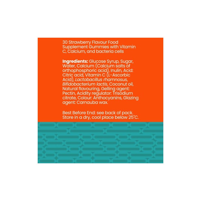 Haliborange Adult Gut Health - 30 Strawberry Gummies (Pack of