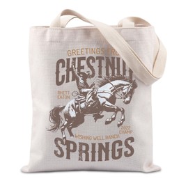 Champ Wishing Well Ranch Gift Book Reader Gift Western Cowboy Gift Country Romance Reader Gift Tote Bag (Champ Wishing CA)