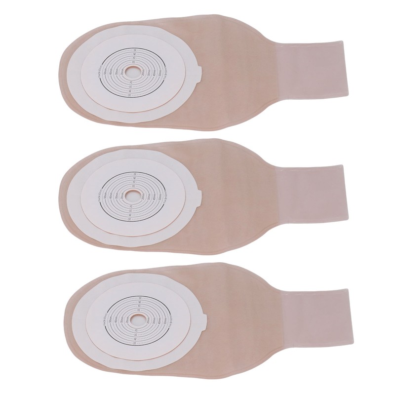 10pcs Colostomy Bags Leak Proof Safe Comfortable Portable Ostomy Pouch