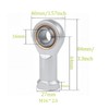 Pack of 4 Joint Head Bearings Spherical Bearing Internal Thread