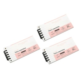 KICHOUSE 3pcs Loose Leaf Notepad Portable Schedule Writing Notepad for Students Elegant Design for Office Classroom and Home Use for Note-taking and Planning