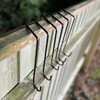 Selections Pack of 12 Heavy Duty Bracket Fence Panel Hooks