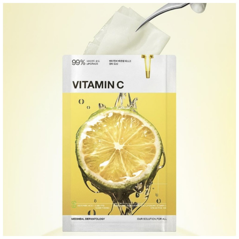 MEDIHEAL Essential Mask 24ml*10ea, Type:Madecassoside