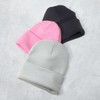 Knit Cuffed Plain Beanies for Men and Women Soft Warm