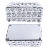 Crystal Tissue Dispenser Elegant Crystal Napkin Holder Decorative Facial Tissue