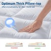Bedluxury Queen Mattress Topper Extra Thick Pillowtop Mattress Pad Cover