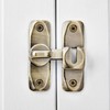 INIRET Barn Door Latches,Bronze 90/180 Degree Gate Lock,Zinc Alloy Right