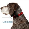 Buckle-Down PC-W30432-NM Dog Collar Plastic Clip Buckle, 1/2"x9"-15", Diagonal Buffalo