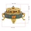 Trinket Incense Burner with Lid Handcraft Antique Polished Process for
