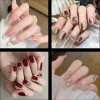 Uñas Postizas Decoradas Adheribles 3024u Soft Gel Tip A