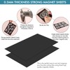 20Pcs/Set 10 Rubber Magnetic Sheets 0.5mm Thickness with 10 Clear