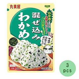 Wakame Seaweed For Mixing 1.1oz 3pcs Japanese Soft Sprinkled Over Rice Marumiya Ninjapo