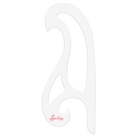Sew Easy Mini French Curve Template - 19cm / 7.25" Quilting & Patchwork Rule for Applique Sewing, Transparent Acrylic Non-Slip