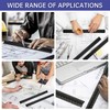 Architectural Scale Ruler,12" Aluminum Architect Scale,Triangular Ruler for Architects, Machinist,