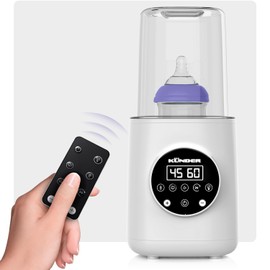 10-in-1 Baby Bottle Warmer and Steriliser for Baby Bottles - Quick Warming, Keeping Warm, Defrosting & Steaming - BPA Free Baby Food Warmer with LCD Display for Baby Bottles & Baby Food