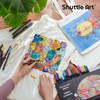 Shuttle Art Fabric Pens, Set of 36 Colors, Fabric Markers,