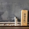 Office Mania - 3 Wooden Blackboard Chalk Erasers with Strong