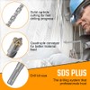 flintronic SDS-Plus Drill Bit Set, Dia 8mm 160mm Lenth Cross