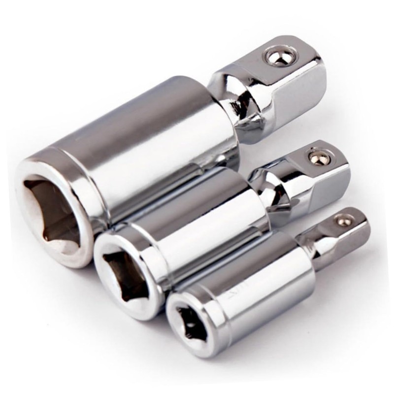 Mipcase 3pcs Drive Socket Adapter Swivel Extension Joints for Versatile