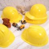 12 Casco Constructor Amarillo Plastico Bob Disfraz Fiesta