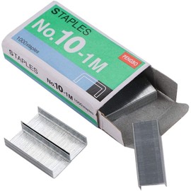 Galepromot 1Pc Sliver Staples,Universal Staples, No.10-1M,Metal, No.10 Binding,Mini Staple Office