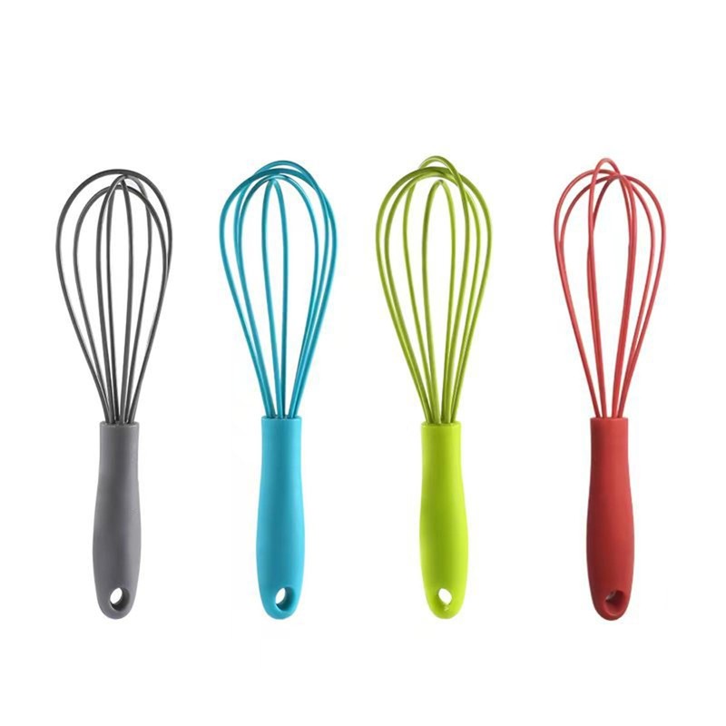 YPBEW Compact Silicone Eggs Whisk Portable Silicone Eggs Mixer Silicone