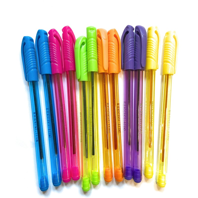 Kensington Stationery Glossy Colour Pens - Assorted Colours (Pack of