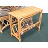 Rattan Magazine End Side Table (Honey Finish)