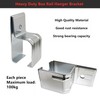 YOVXKAN Heavy Duty Box Rail Hanger Bracket with Bolts, Barn