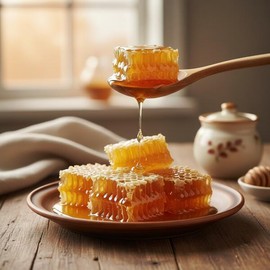 (현대홈쇼핑)가보팜스 떠먹는 사양벌집꿀 250g Hyundai Home Shopping Gabo Farms Spoonable Honeycomb Honey 250g