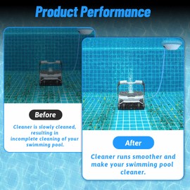 Pool Cleaner Impeller RCX11000 with Screw Replacement for Hayward TigerShark QC/SharkVAC XL Robotic Pool Cleaners