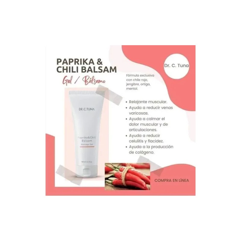 Gel De Masaje / Balsamo De Paprika Y Chile /
