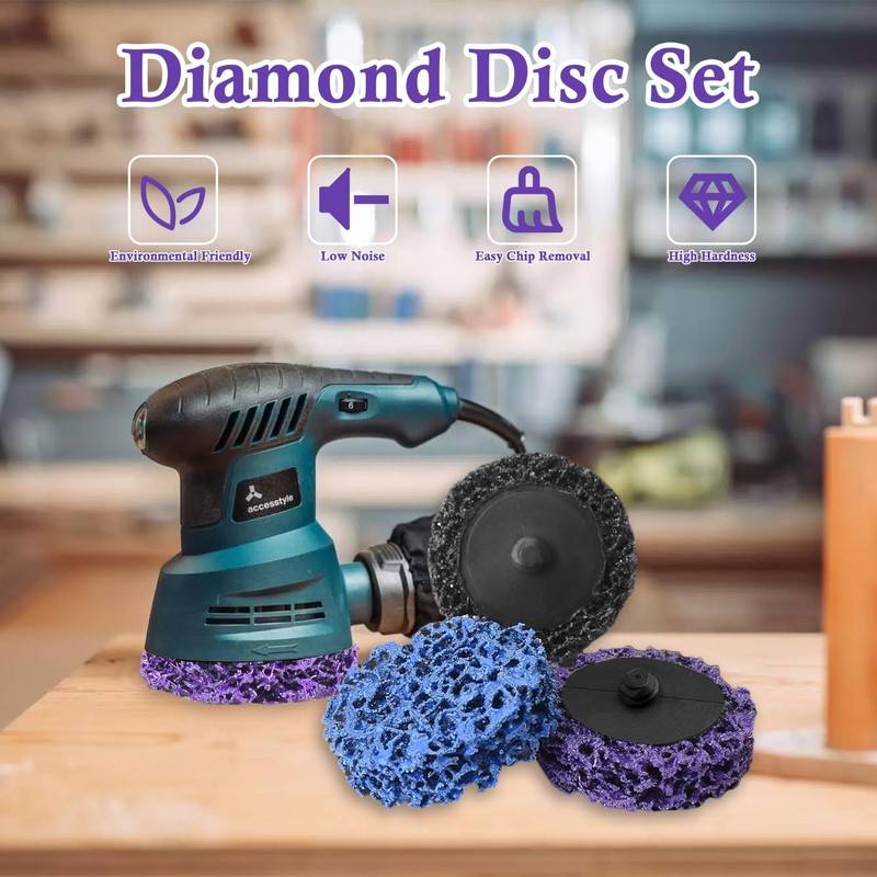 ZDNT Pack of 24 CSD Disc, 50 mm Coarse Cleaning