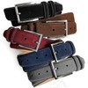 Granada Men's 100% Suede Nubuck Leather Dress Belt 1-3/8" Wide