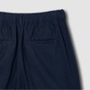 JAJU [JAJU] Soft Linen Blend Half Pants_Navy